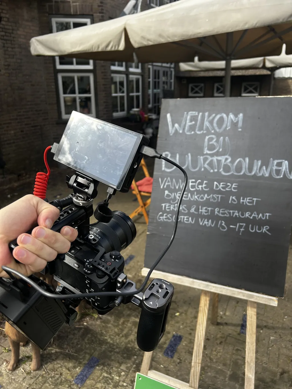 Portret van een medewerker tijdens een interview